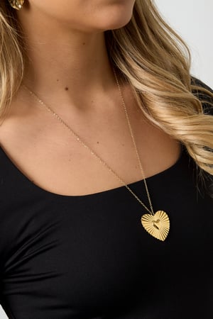 Stainless Steel Pendant necklaces Heart Casual Daily Simple Series Women's jewelry h5 Picture2
